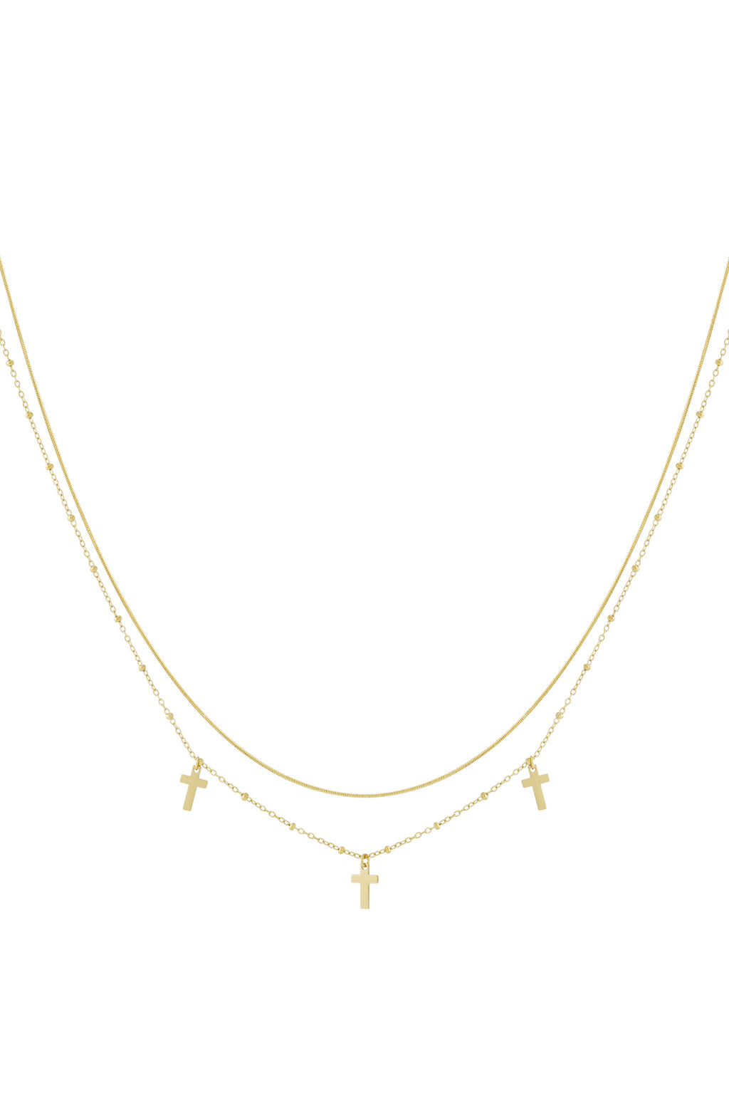   Layered Necklaces Cross Casual Daily Simple Series Women's jewelry