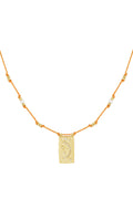 moony necklace - orange &