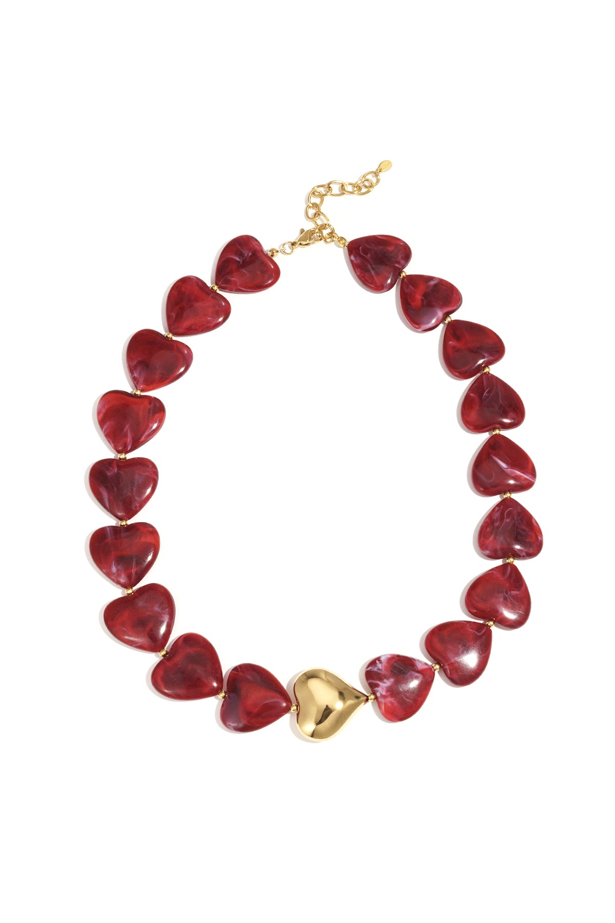 Acrylic Beaded Necklaces Heart Retro Daily Classic Series Women's jewelry