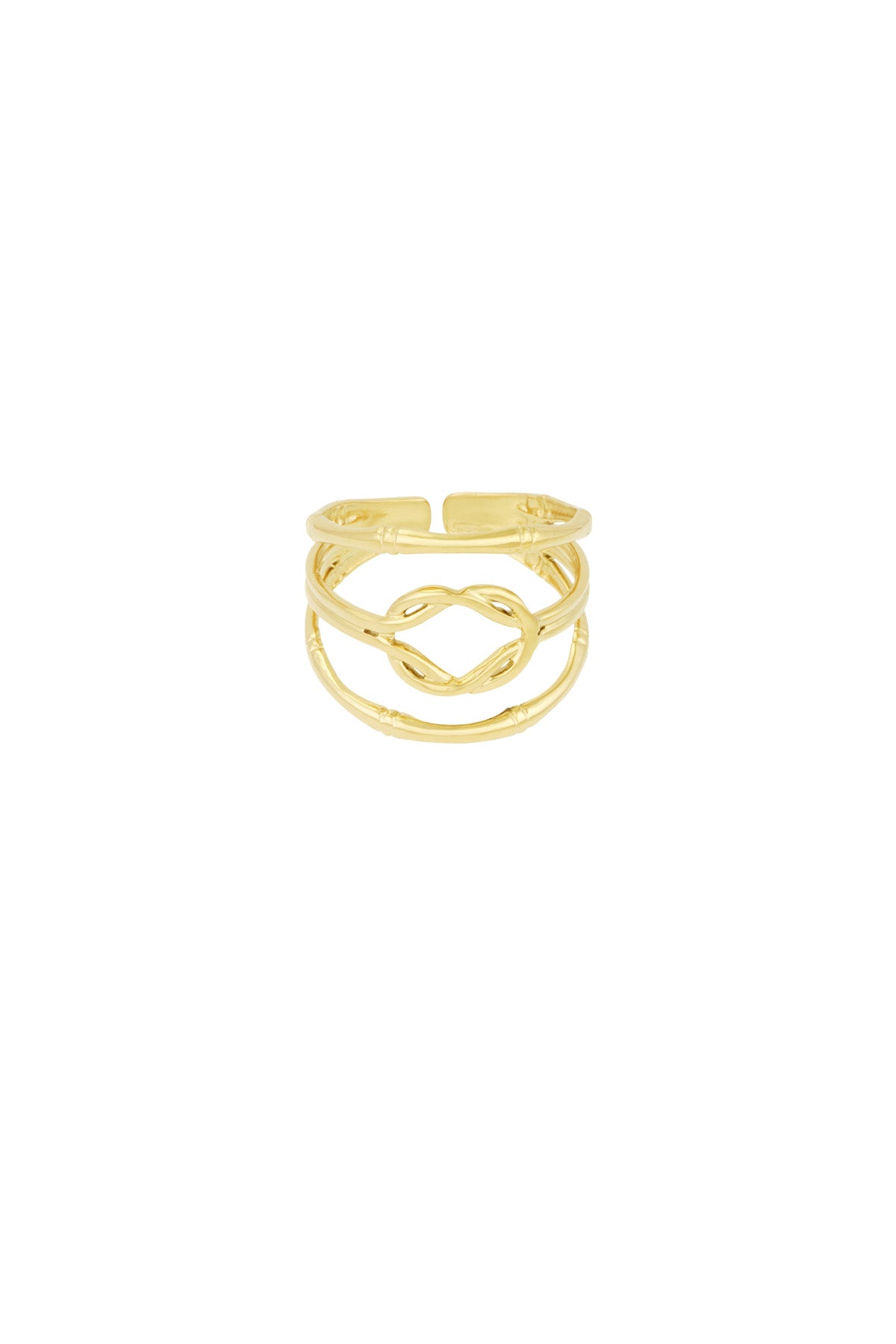 layered knot ring