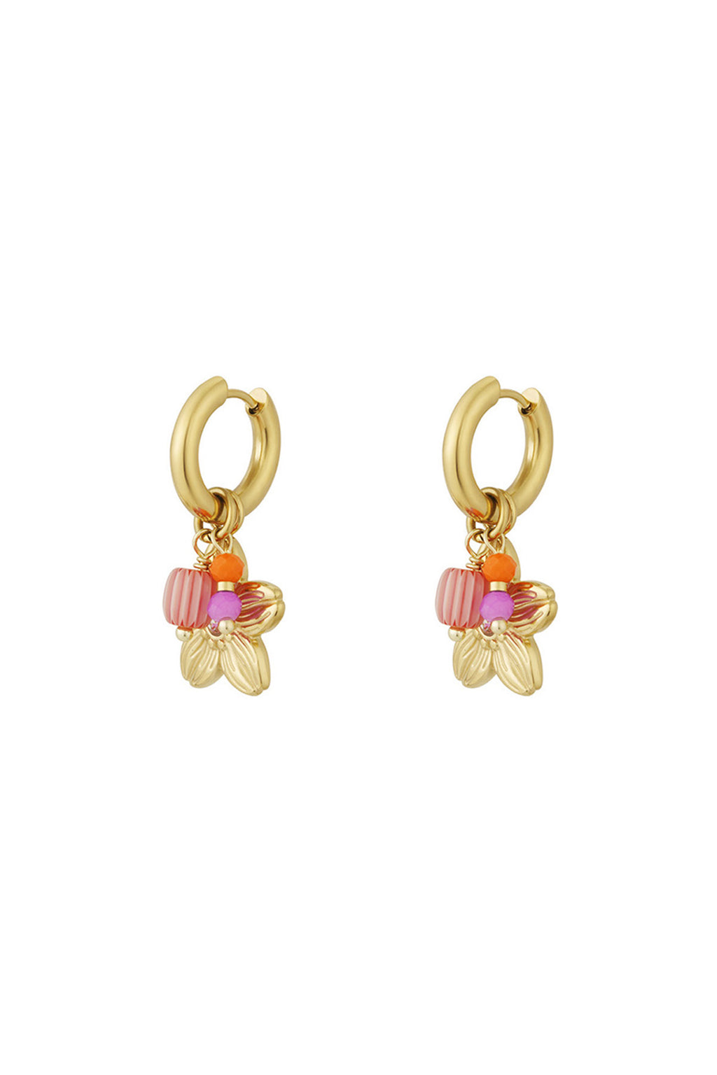 bloom hoops earrings