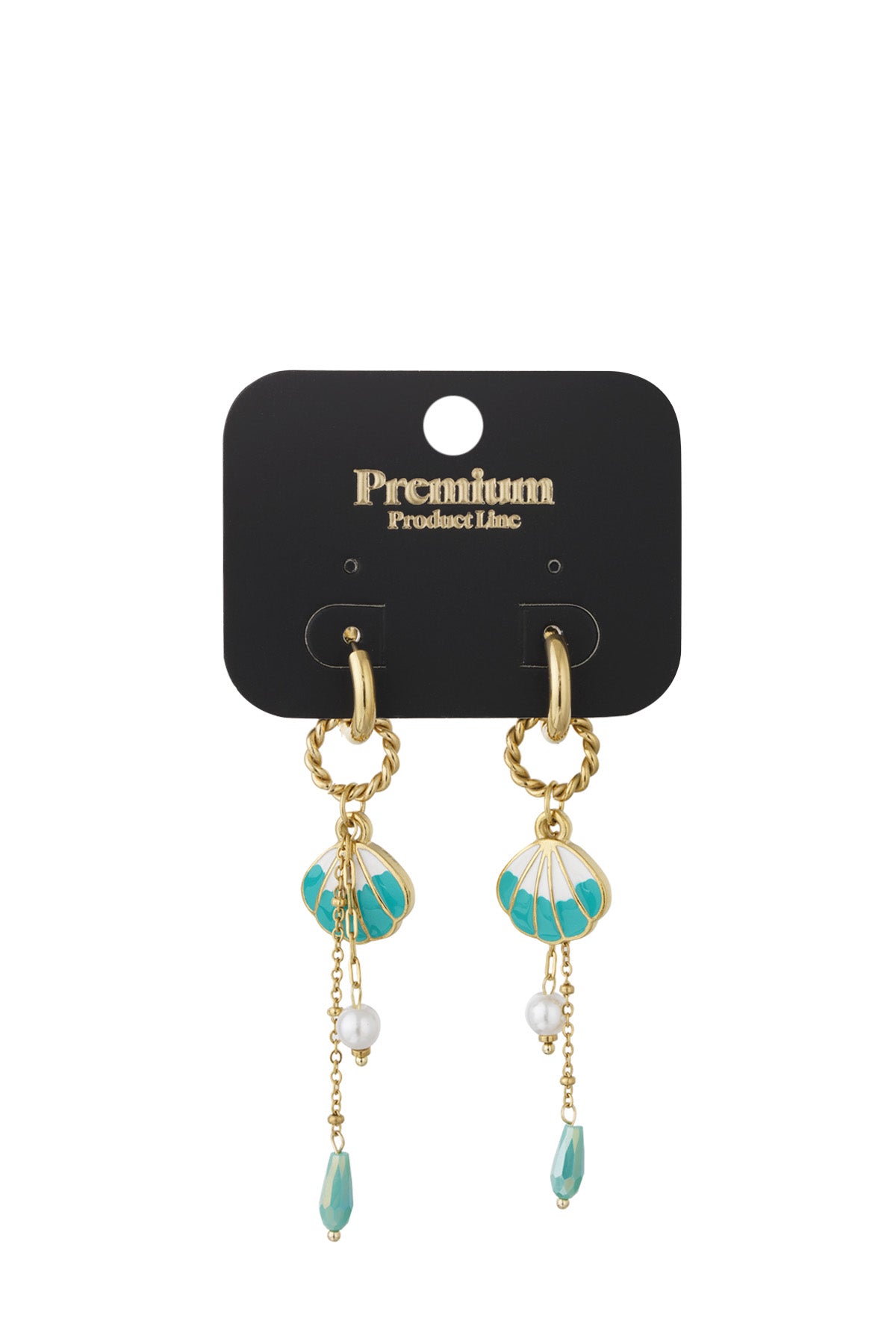 large shell earrings