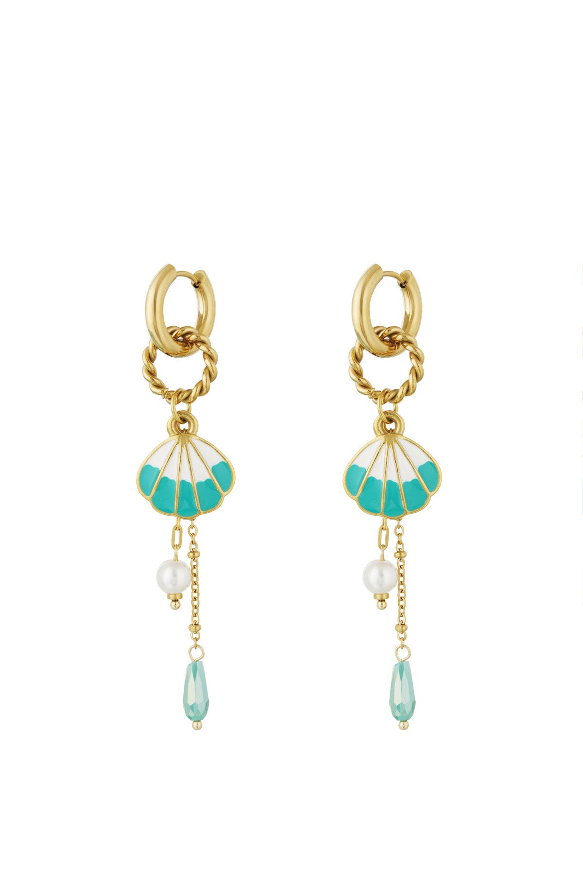 large shell earrings