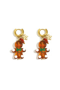 Stainless Steel Drop Earrings Star Casual Daily Simple Series Women's jewelry