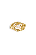 Hypnosis brooch with stone