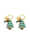 Stainless Steel Drop Earrings plant Casual Christmas Simple Series Women's jewelry