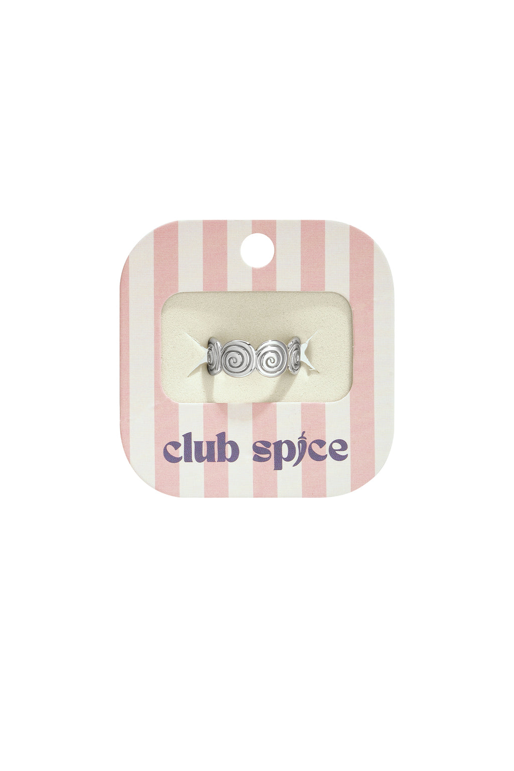 Adjustable twisted ring