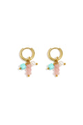 Earrings with hanging beads