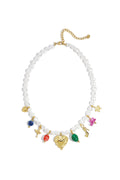 Imitation Pearl Beaded Necklaces Heart Casual Daily Romantic Series Women's jewelry