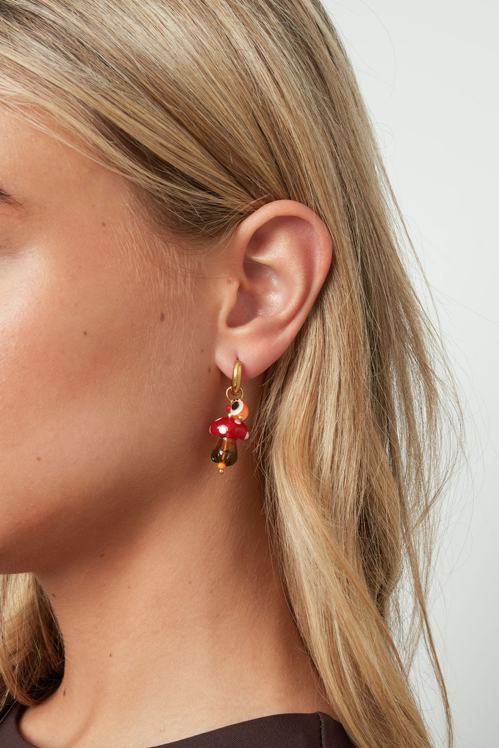 Stainless Steel Drop Earrings plant Casual Daily Simple Series Women's jewelry