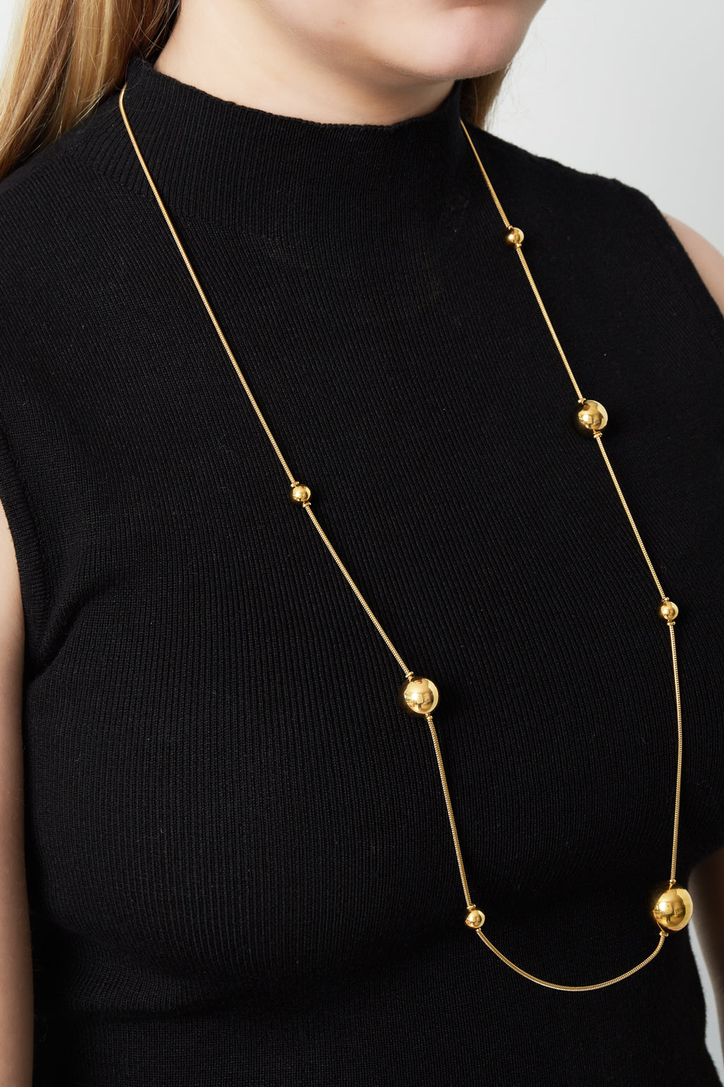 Bead long Necklace