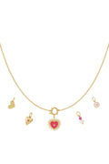 Sun of heart DIY necklace