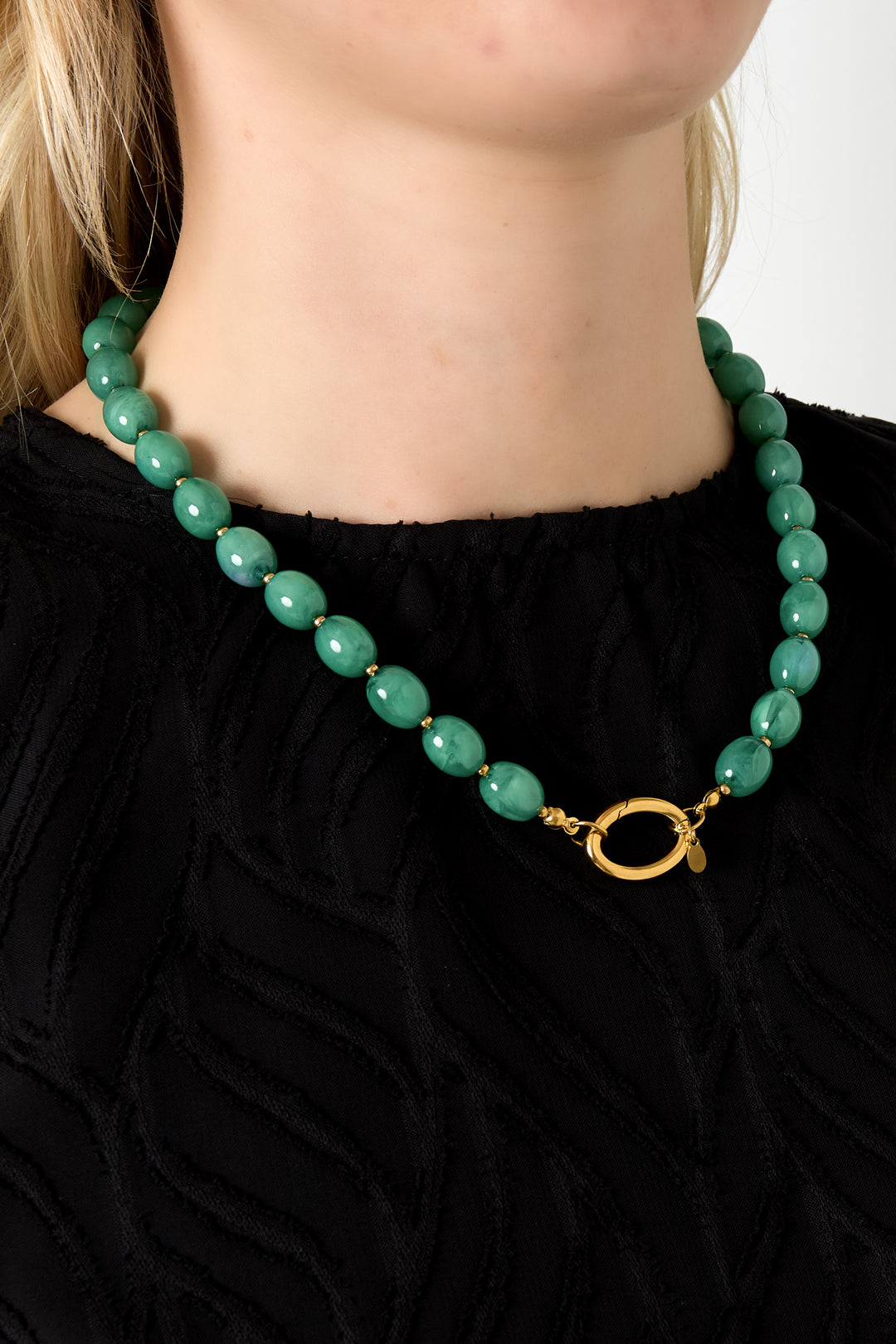 Acrylic Beaded Necklaces Beads Casual Daily-10.5*13mm