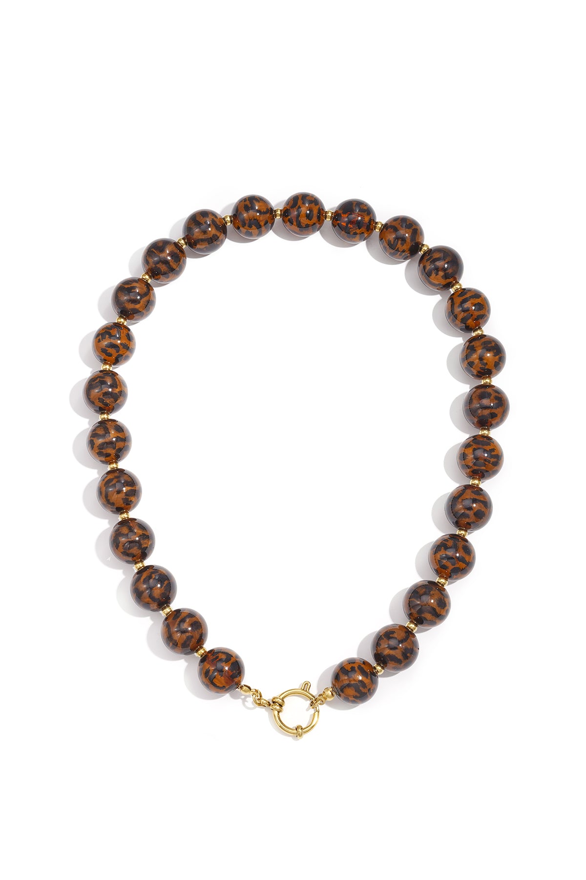 Acrylic Beaded Necklaces Beads Retro Daily Classic Series Women's jewelry-16mm