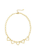 Stainless Steel Chain Necklaces Heart Casual Daily Simple Series Women's jewelry
