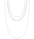 Layered Necklace mixed pearls