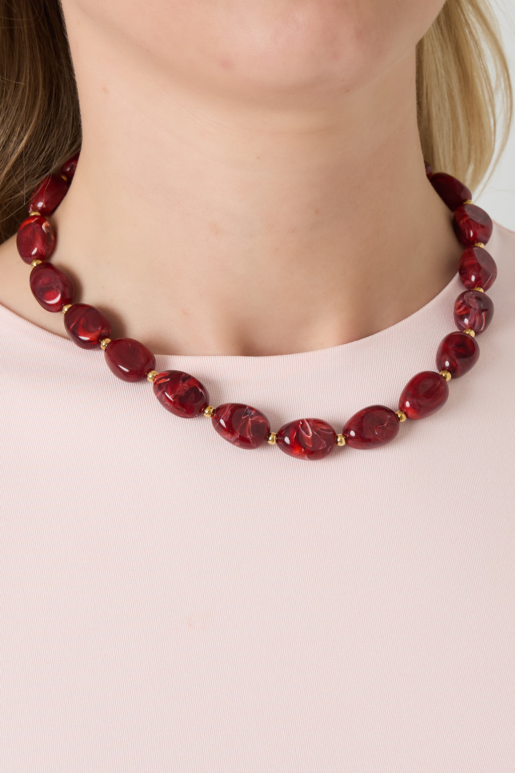 Acrylic Beaded Necklaces Beads Casual Daily-13mm*18.4mm