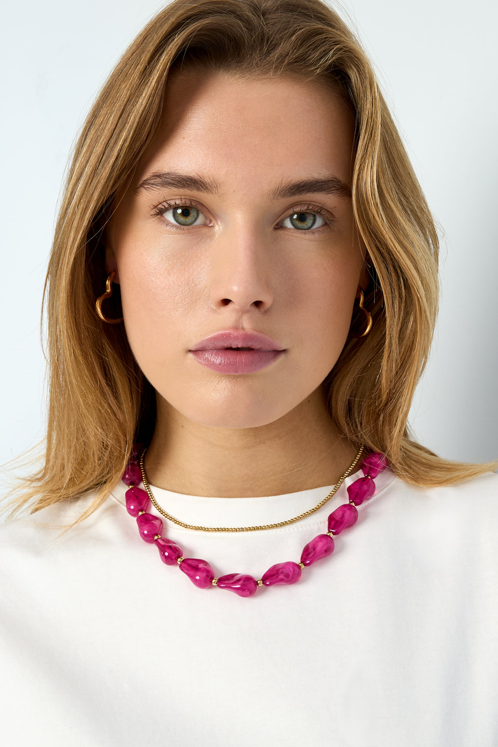 Acrylic Beaded Necklaces Beads Casual Daily Simple Series Women's jewelry