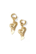 Stainless Steel Drop Earrings Heart Casual Daily Simple Series Women's jewelry