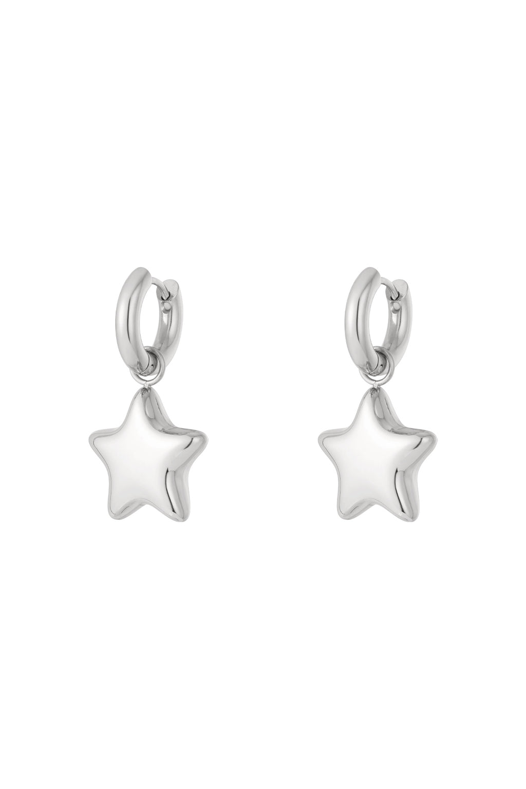 Stainless Steel Drop Earrings Star Daily Daily Simple Series Women's jewelry
