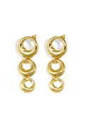 Stainless Steel Dangle Earrings circle Casual Daily Simple Series Women's jewelry
