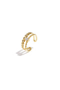 Stainless Steel Gemstone Rings irregular shape Simple Daily Simple Series Women's jewelry