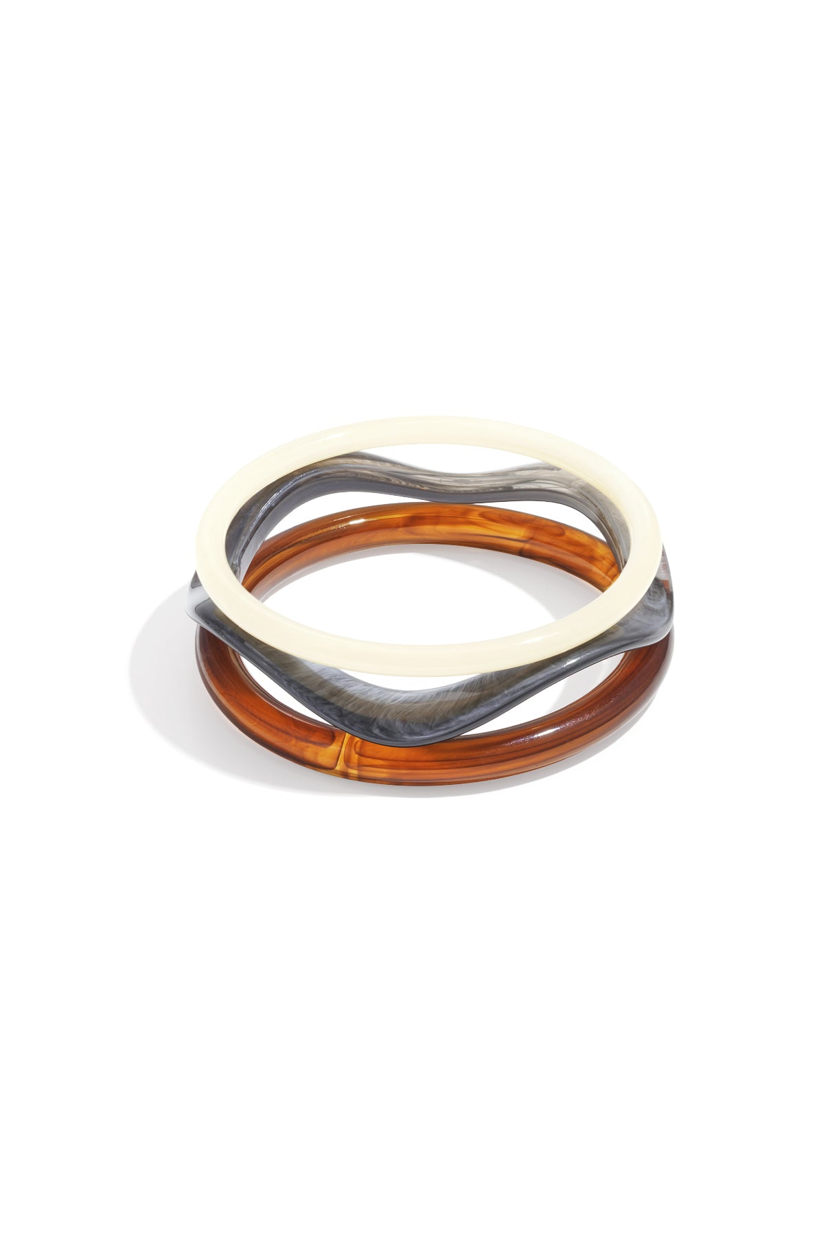 Acrylic Bangles Solid Color Casual Daily Simple Series Women's jewelry