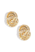 Iron Stud Earrings irregular shape Elegant Christmas Luxurious Series Women's jewelry