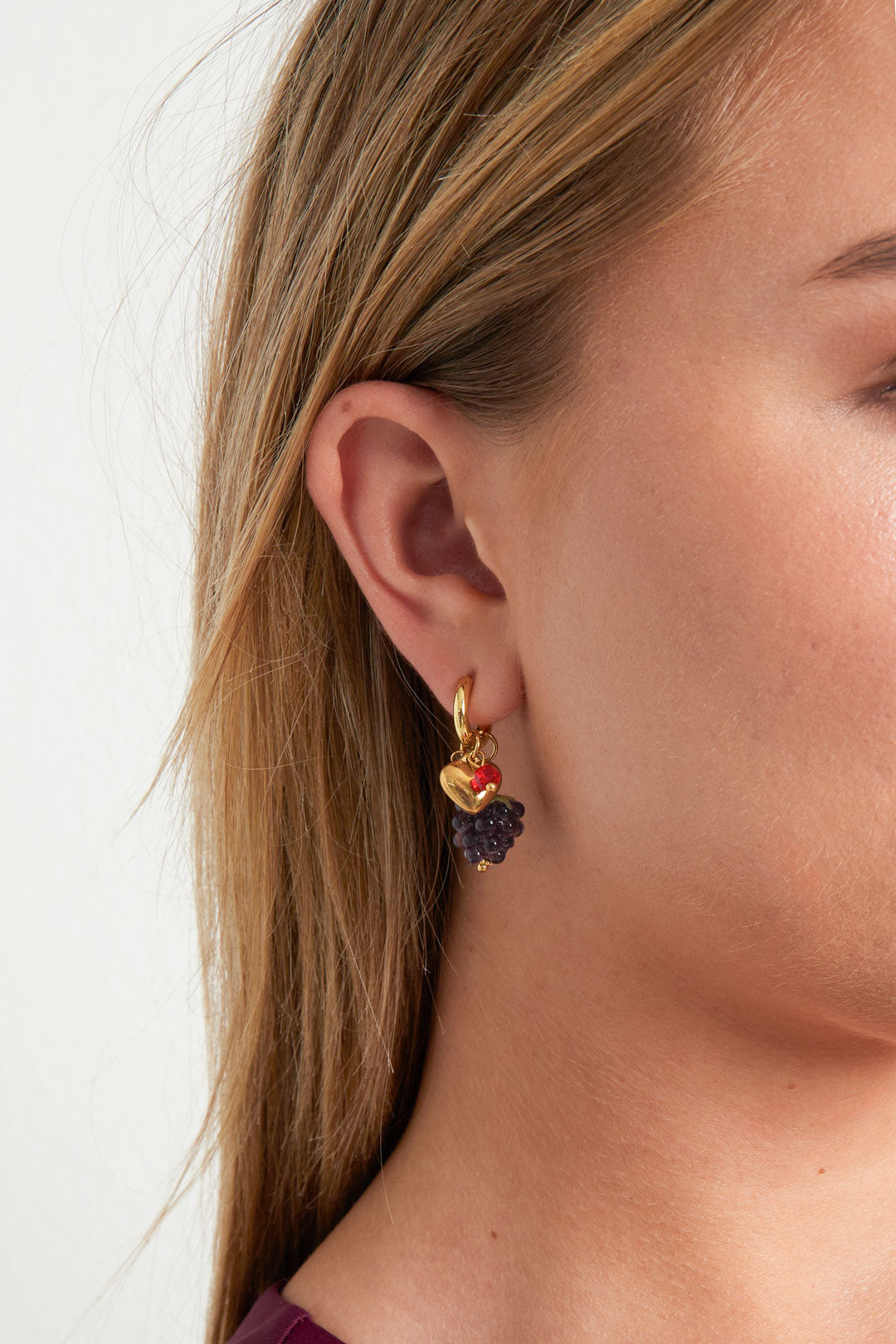 Stainless Steel Drop Earrings fruit Daily Daily Simple Series Women's jewelry