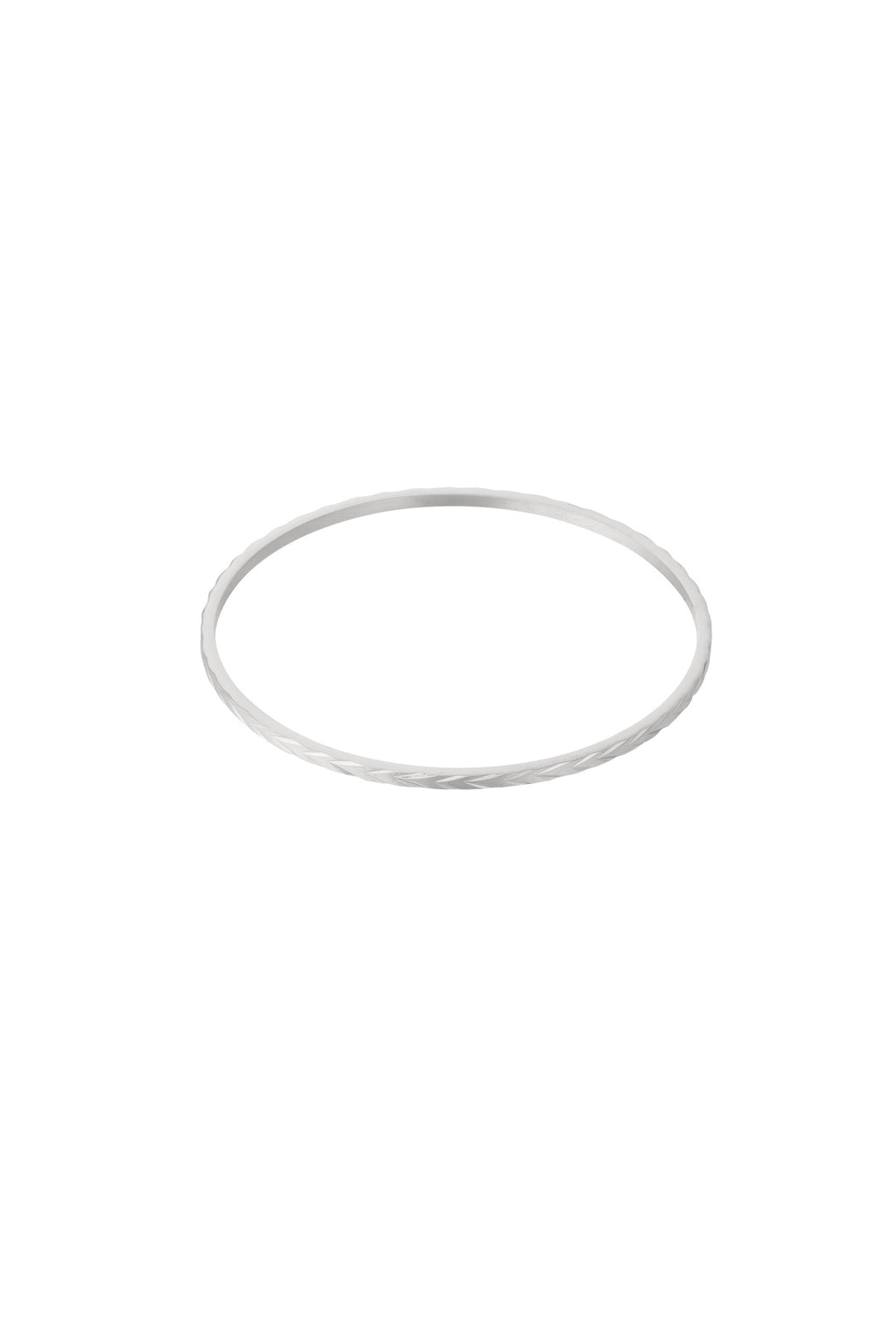 Simple braided bangle