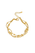 Stainless Steel Chain Bracelets Polka Dots Casual Daily Simple Series Women's jewelry