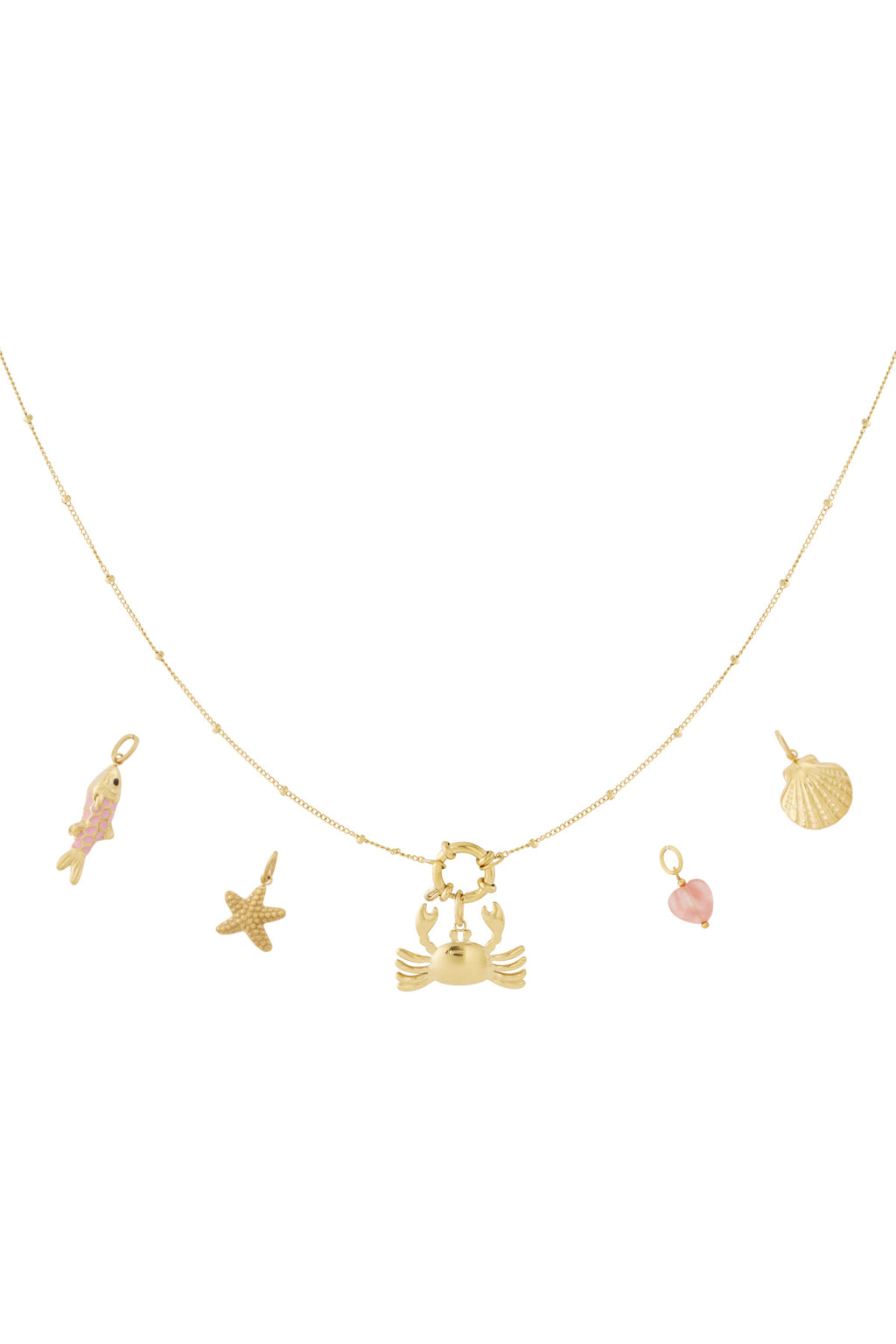 Crab DIY necklace