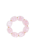 Bracelet with squoval beads