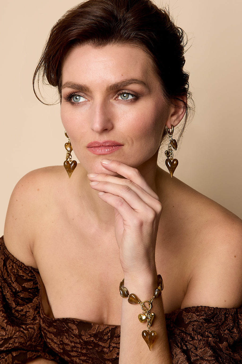 Acrylic Beaded Bracelets Heart Casual Gathering/Party Romantic Series Women's jewelry